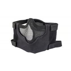 Phantom Steel Mesh Half Face Mask (Black Color)
