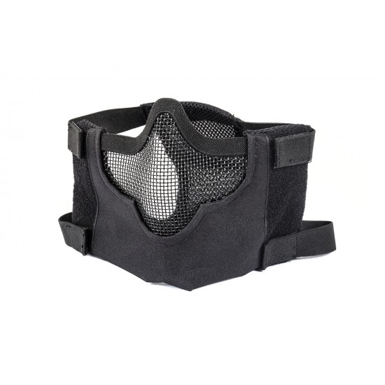 Phantom Steel Mesh Half Face Mask (Black Color)