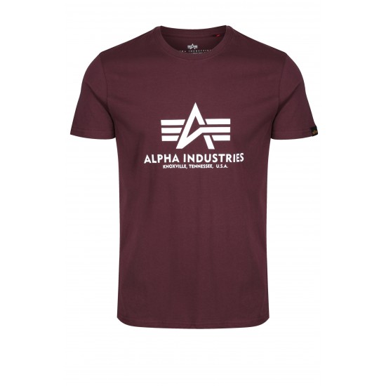 ALPHA IND. BASIC T-SHIRT Deep Maroon