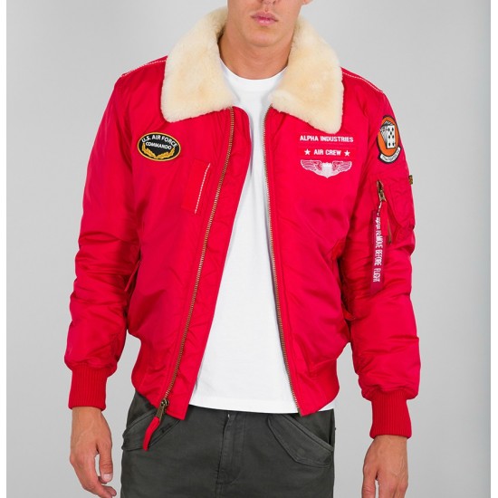 ALPHA IND. JAKNA INJECTOR III AIR FORCE Speed Red