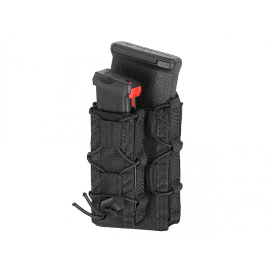 Belt Mounted Combo Rifle/Pistol Mag Speed Pouch - Black