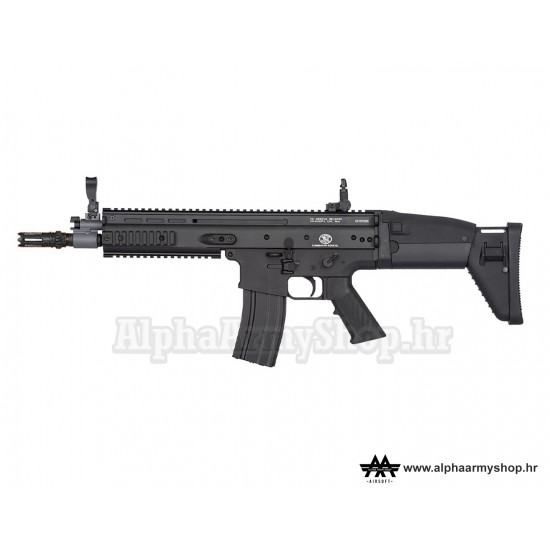 FN SCAR Black AEG metal mag 450BB's E=1,3 J. Max /C3