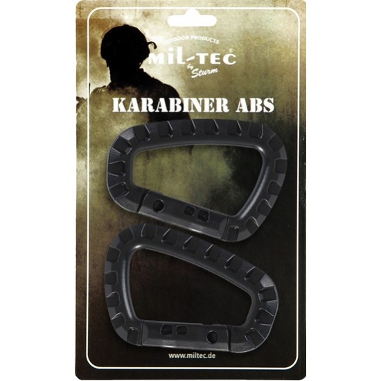 MILTEC CARABINER ABS Black
