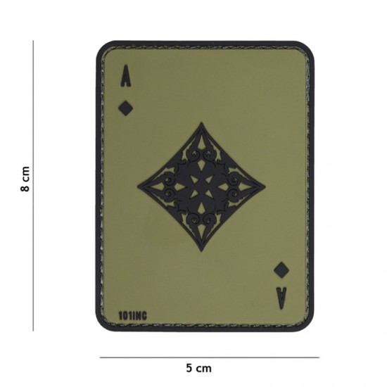 PATCH 3D PVC ACE OF DIAMONDS