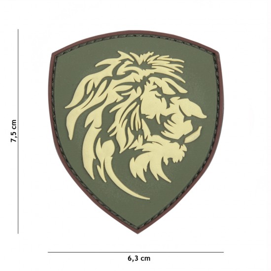 PATCH 3D PVC DUTCH LION Green