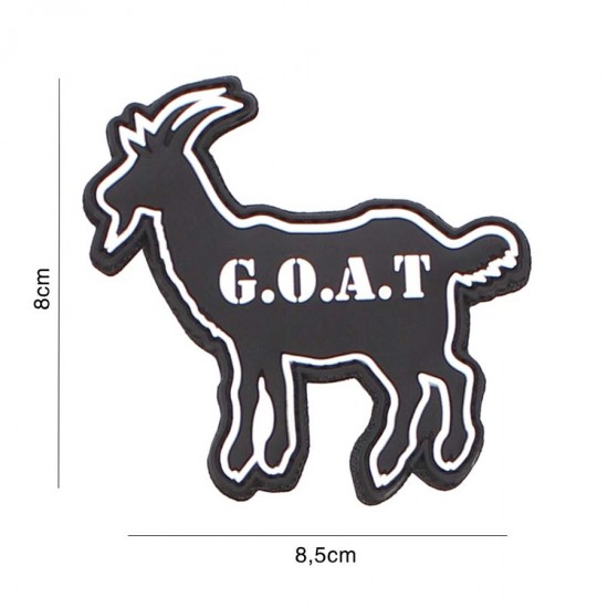 PATCH 3D PVC G.O.A.T. Black