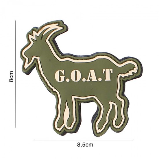 PATCH 3D PVC G.O.A.T. Green