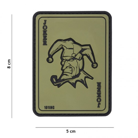 PATCH 3D PVC JOCKER Green