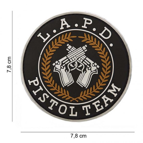 PATCH 3D PVC L.A.P.D. PISTOL TEAM