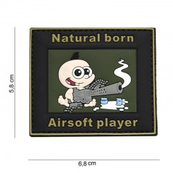 PATCH 3D PVC NATURAL BORN