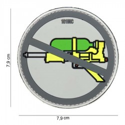 PATCH 3D PVC SUPER SOAKER Grey