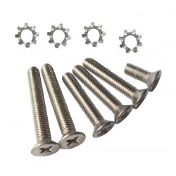 Spare screws for gearbox V3 - stainless steel [Shooter]