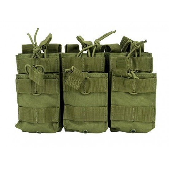 MOLLE pouch for M4 magazines triple  olive