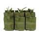 MOLLE pouch for M4 magazines triple  olive