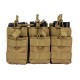 MOLLE pouch for M4 magazines triple  tan