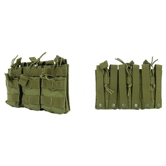 MOLLE pouch for M4 magazines triple  olive