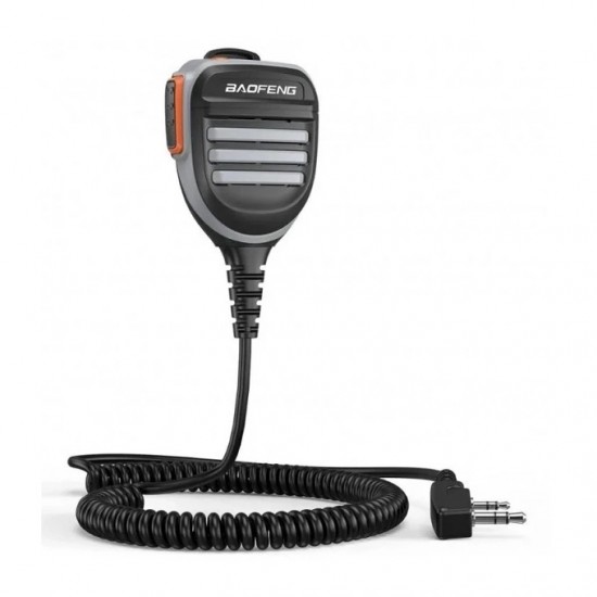 External Speaker with Mic  2-pin - Gray
