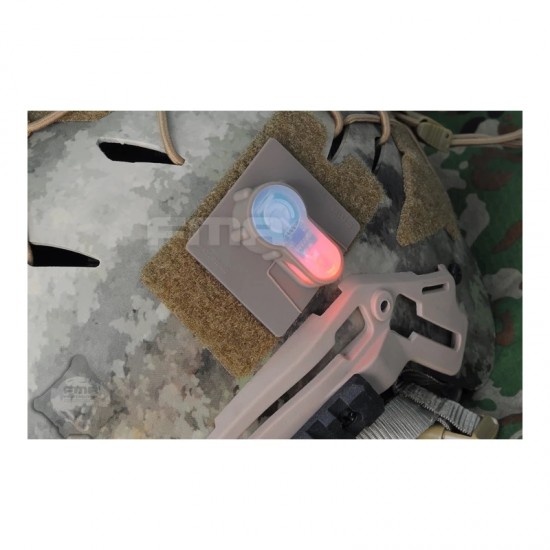 FMA VELCRO System Strobe Light, Black Case - Red