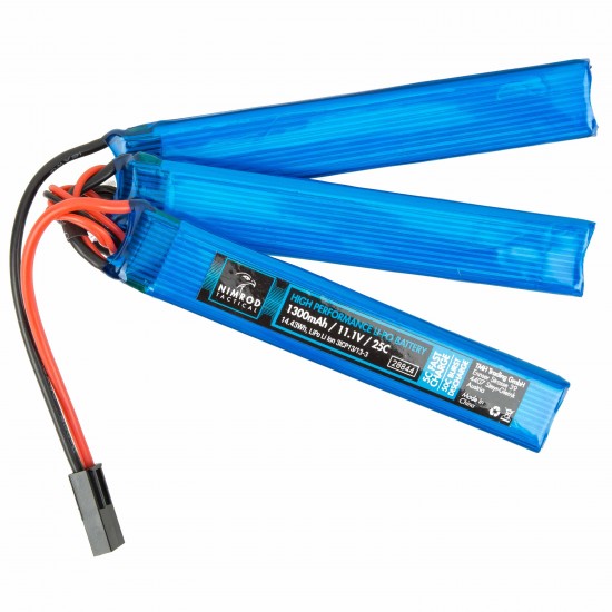 Lipo 11.1V 1300mAh 25C Split Type (Nimrod)