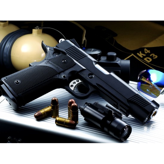 Hi-Capa 5.1 Full Metal GBB Black (KJ Works)