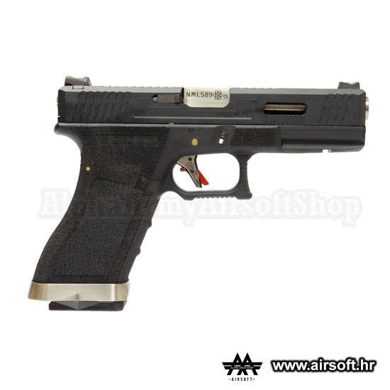 G-Force 18C BK Silver Barrel Metal Version GBB