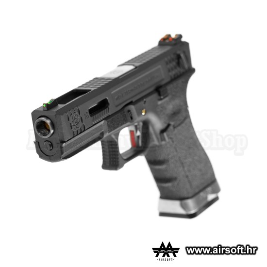 G-Force 18C BK Silver Barrel Metal Version GBB