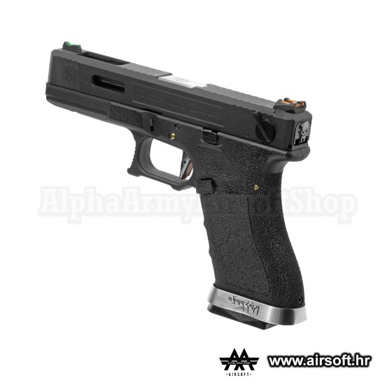 G-Force 18C BK Silver Barrel Metal Version GBB