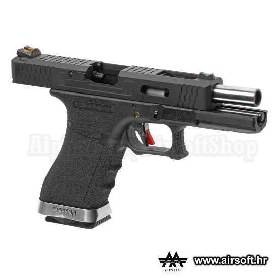 G-Force 18C BK Silver Barrel Metal Version GBB