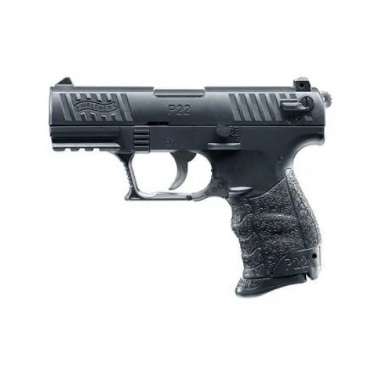 P22Q Metal Slide Spring Gun Black (Walther)