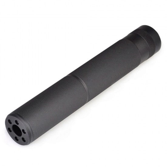 195mm C Type Silencer Black (Metal)