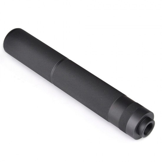 195mm C Type Silencer Black (Metal)