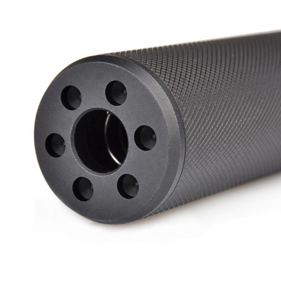 195mm C Type Silencer Black (Metal)