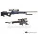 AW .338 Sniper Rifle Set Upgraded Black (Well)