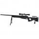 AW .338 Sniper Rifle Set Upgraded Black (Well)