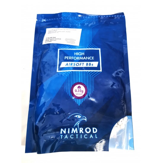 0.32g BB High Performance 3125rds White (Nimrod)