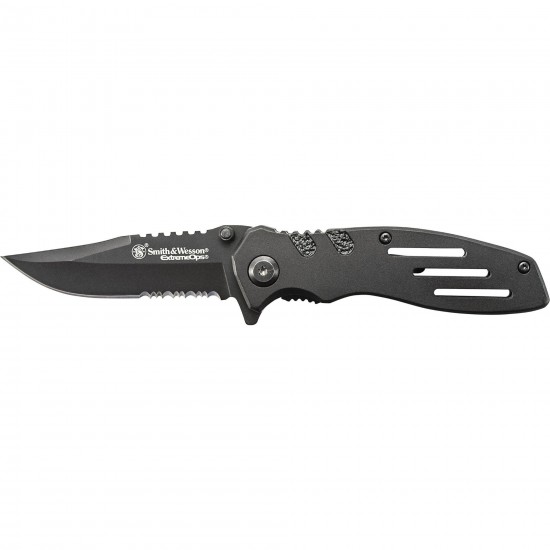 Extreme Ops SWA24S Serrated Folder Black (Smith & Wesson) 150
