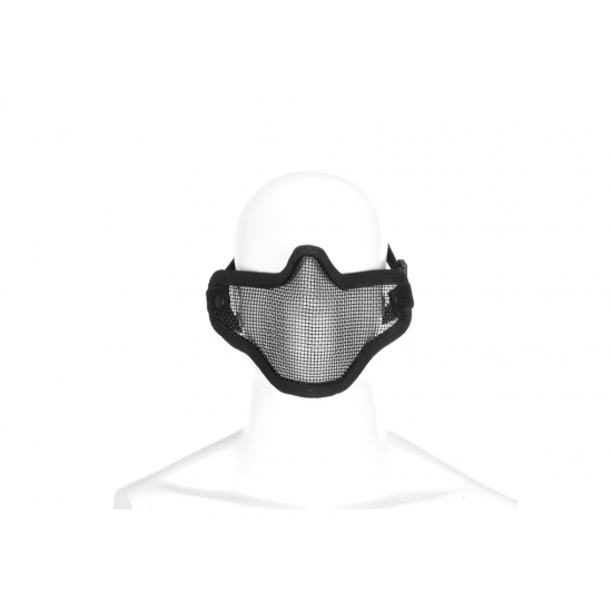 Steel Half Face Mask Black (Invader Gear)