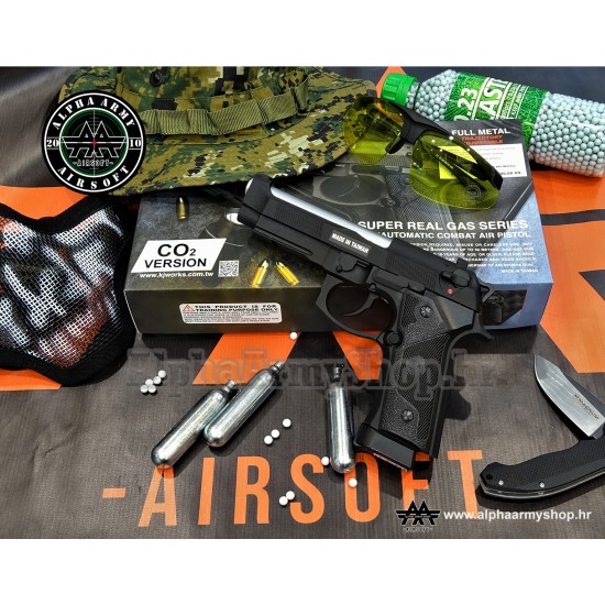 M9IA Full Metal Co2 Black (KJ Works)
