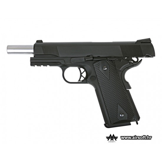 M1911 Tactical Full Metal V3 GBB Black (WE)