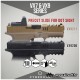AWCustom VX9 mod 2 Precut TAN Metal Slide GBB Gas 6mm