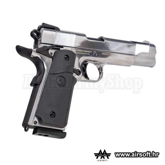 Colt 1911 Ported Gaz Silver /C12