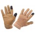 Shooting Gloves with Leather Palm COYOTE TAN (XL)