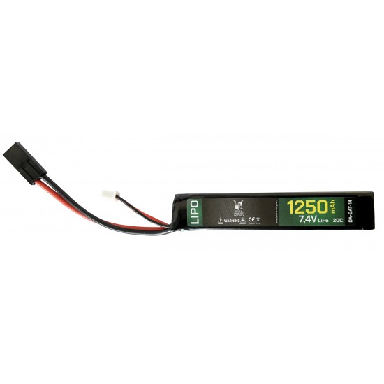 Airsoft battery LiPo 1250mAh 7,4V Tamiya