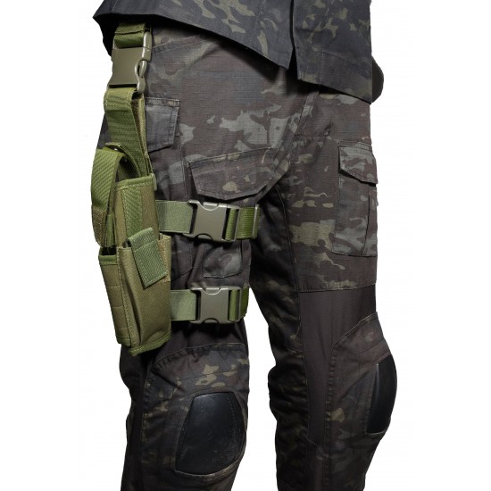 Thigh holster for pistol Tornado oliv