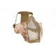 Half face protective mesh mask