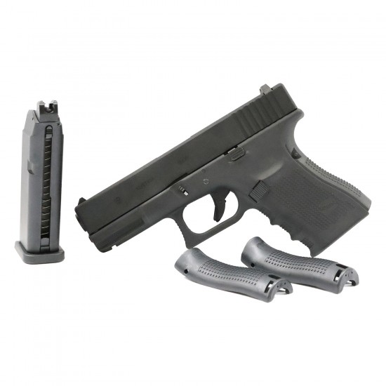 WE airsoft pistol GBB EU19 Gen. 4 Green Gas Black