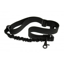 Tactical gun strap single point bungee Black 