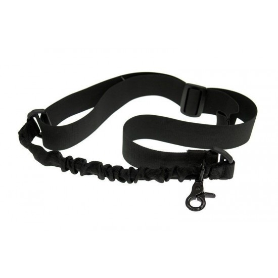 Tactical gun strap single point bungee Black 