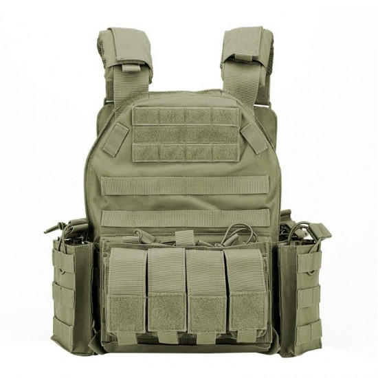 Heavy Duty Tactical Vest Delta Armory Oliva 