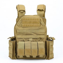 Heavy Duty Tactical Vest Delta Armory-TAN